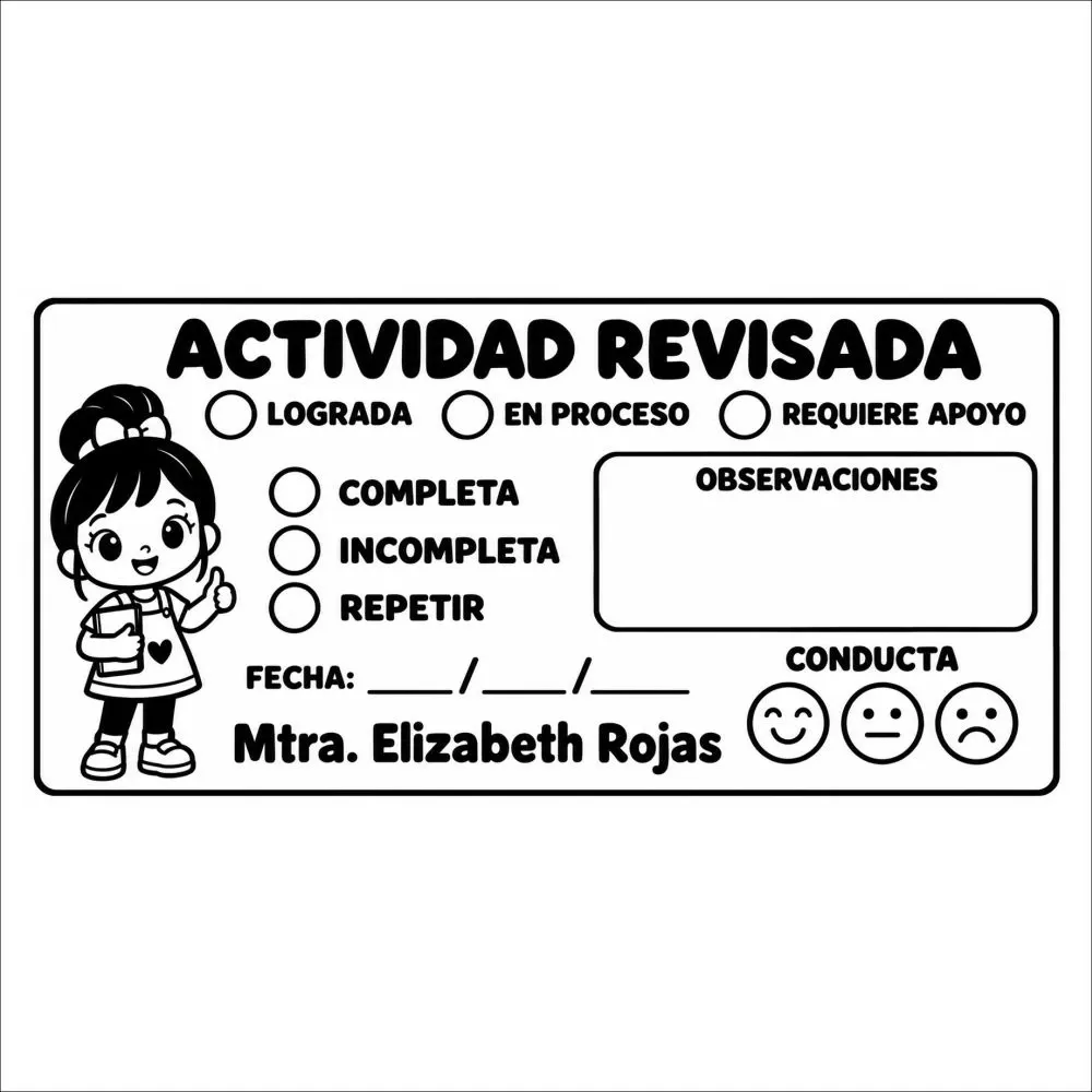 Sello Personalizado 4x8 cm
