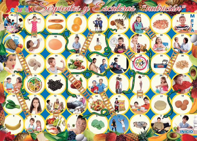6085 SERPIENTES ESCALERAS "NUTRICION"