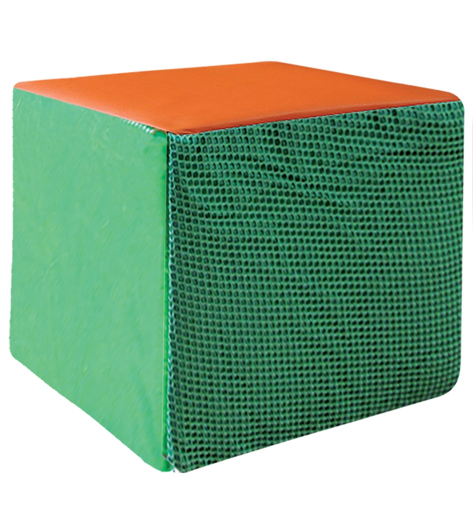 5071 CUBO DE TEXTURAS CHICO 10X10 CM DE TELA (SOBRE PEDIDO)