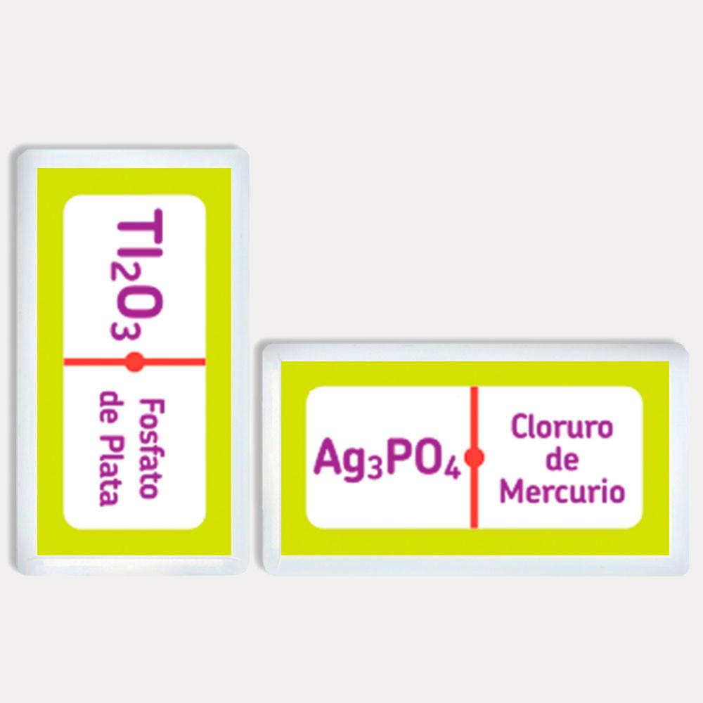 3385 DOMINÓ JR. QUÍMICA INORGÁNICA C/28 PZAS