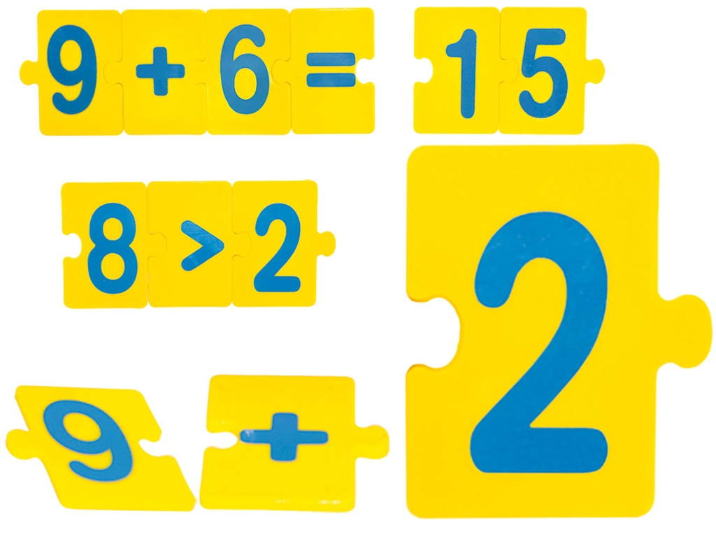 3143 NUMEROS Y SIGNOS CONECTABLES C/70 PZAS