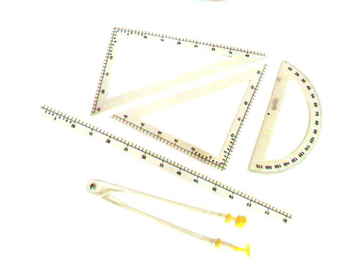 3067 JUEGO DE GEOMETRÍA C/5 PZAS