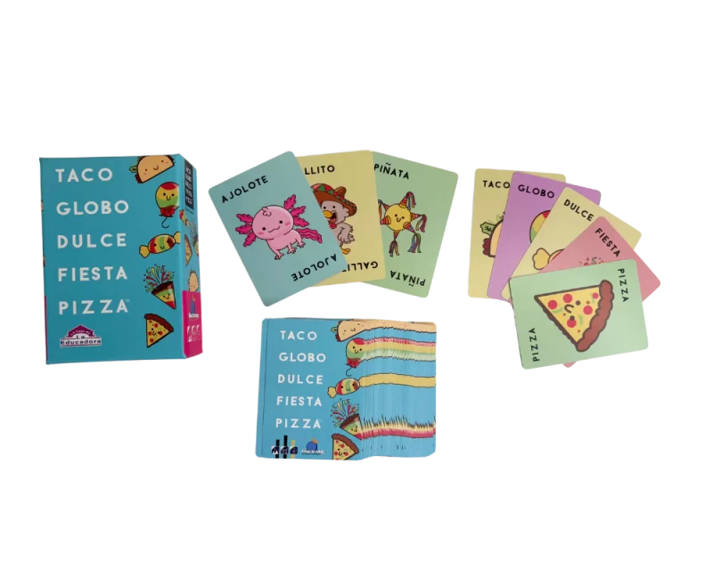 TACO, GLOBO, DULCE, FIESTA, PIZZA