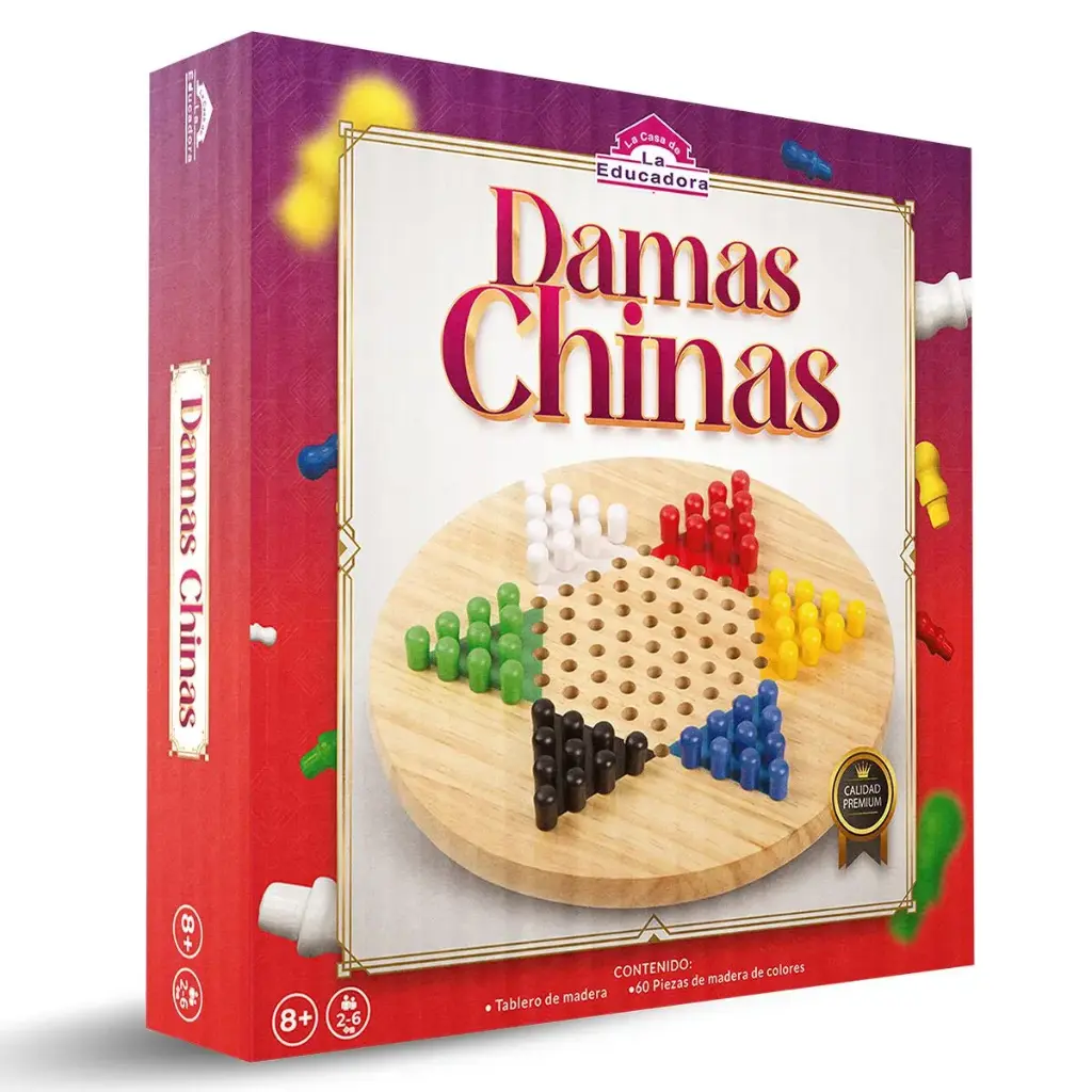 DAMAS CHINAS MADERA EN CAJA