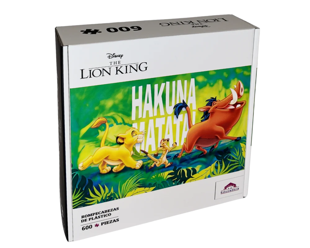 ROMPECABEZAS REY LEON HAKUNA MATATA 600 PZAS PLASTICO