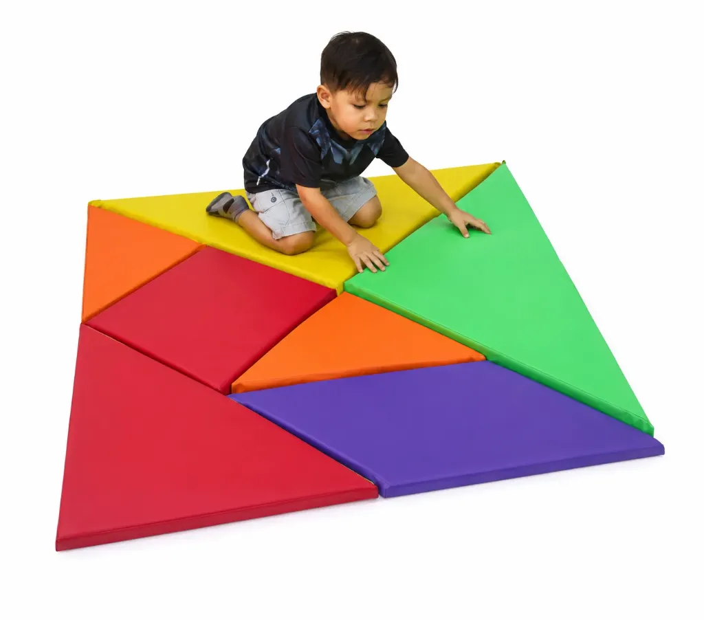 COLCHONETA TANGRAM 120X120X10 CM VINIL K