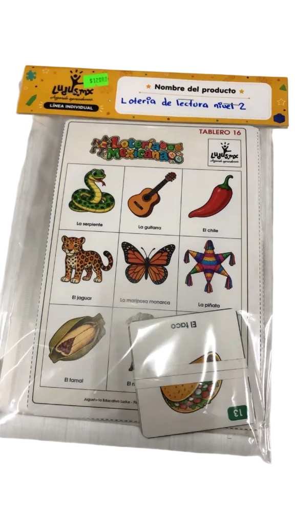 LOTERIA DE LECTURA SEPTIEMBRE NIVEL 2