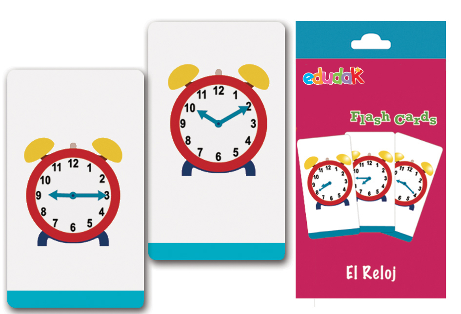 6022 FLASH CARDS RELOJ | ludus